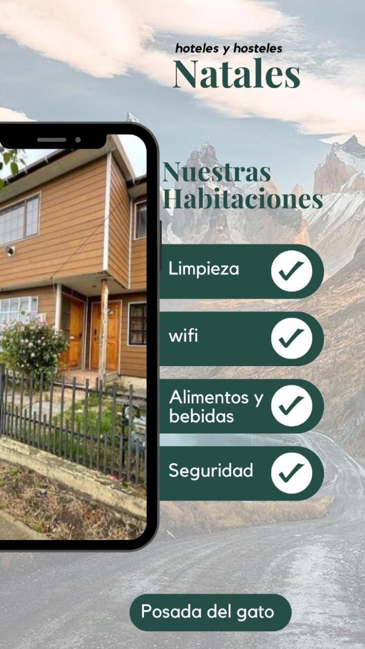 Posada De Los Gatos Bed & Breakfast Puerto Natales Eksteriør bilde